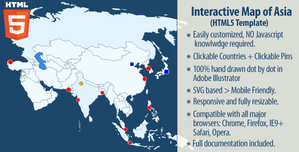 Interactive Map Of Asia