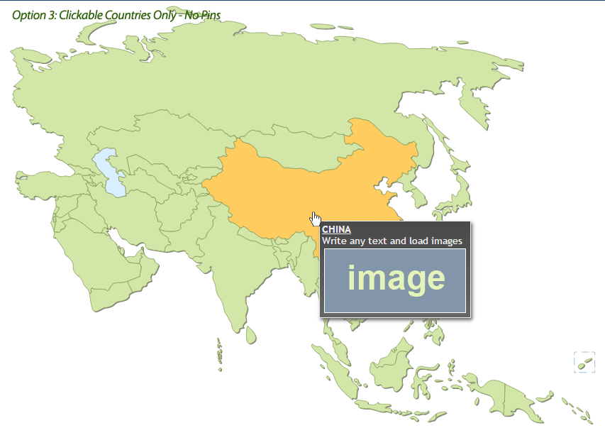 Interactive Map Of Asia