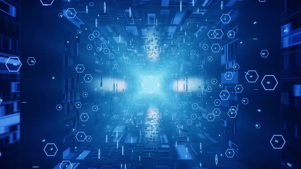 Hexagons Network, Vj loop background alt