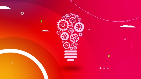 Mechanical Infographic Bulb Red alt