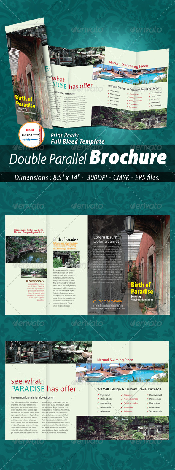 Hotel & Resort Double Parallel Brochure