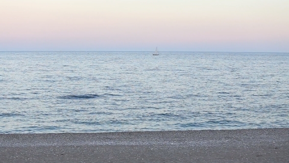 Sailboat On Sea