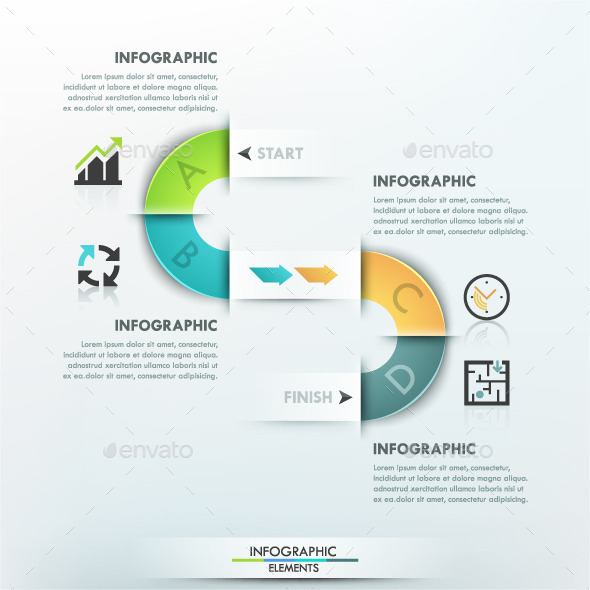 Modern Infographic Options Template - Infographics