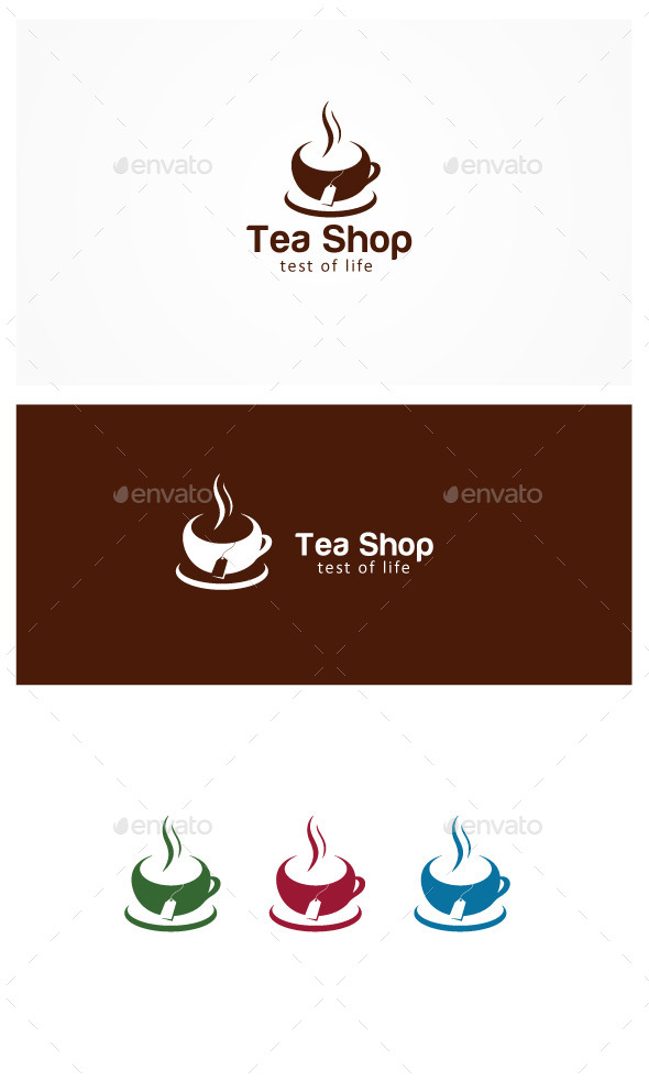 Tea Shop - Symbols Logo Templates