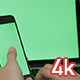 Using Smartphone with Laptop Green Screen - VideoHive Item for Sale