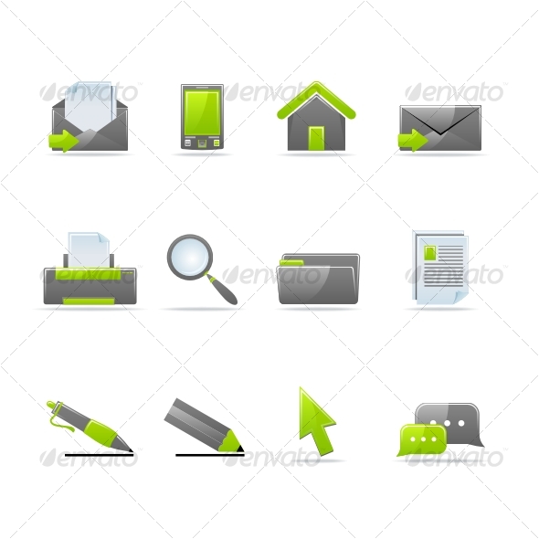 Glossy icon set 1 - Miscellaneous Icons