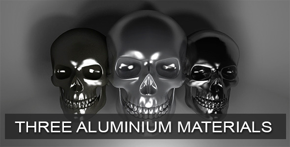 Aluminium VRay Material - 3DOcean Item for Sale