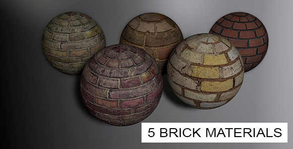 Brick Material Pack - 3Docean 11657154