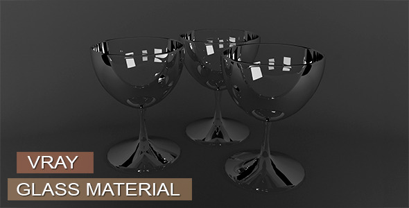 Glass Material VRay - 3Docean 11657264