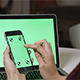 Using Phone with Green Screen Laptop - VideoHive Item for Sale