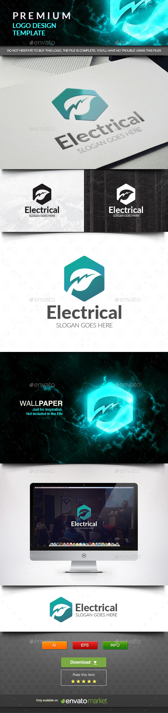 Electrical Green - Nature Logo Templates