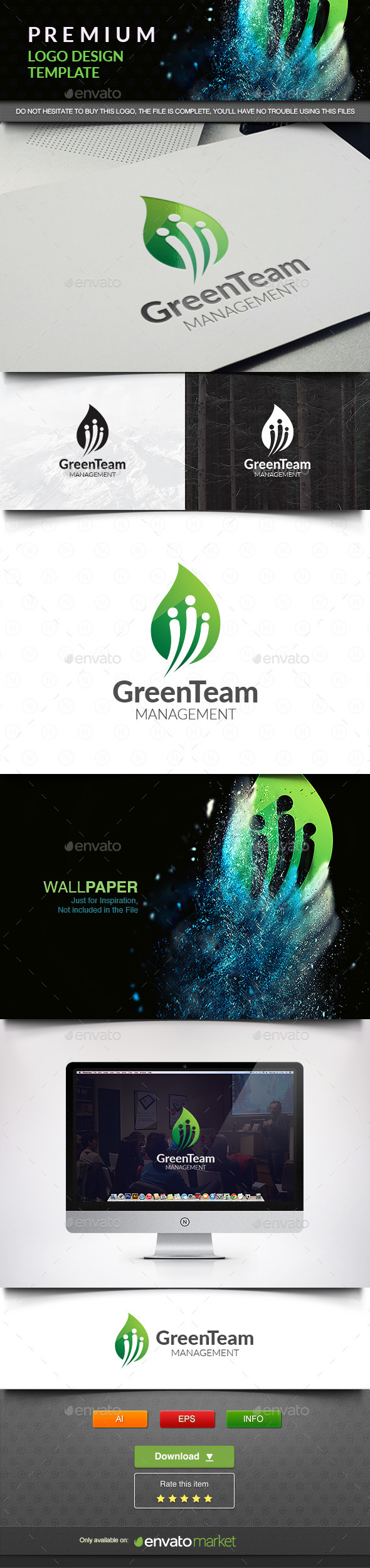 Green Team - Nature Logo Templates