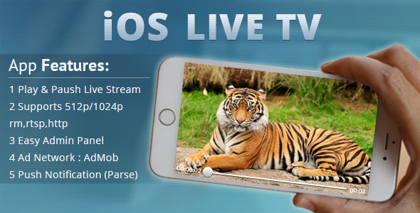 iOS Live Tv - CodeCanyon Item for Sale
