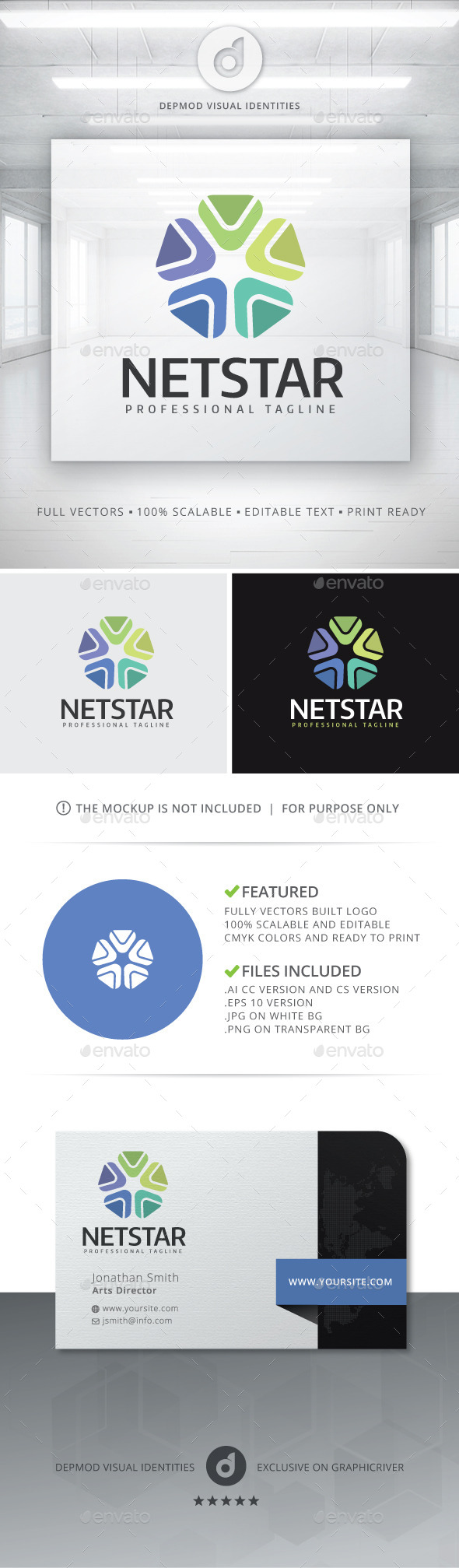 NetStar Logo - Abstract Logo Templates