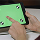 Girl Using Tablet with Green Screen - VideoHive Item for Sale
