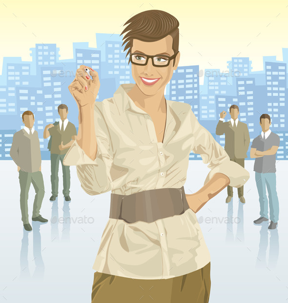 Businesswomen - People Characters