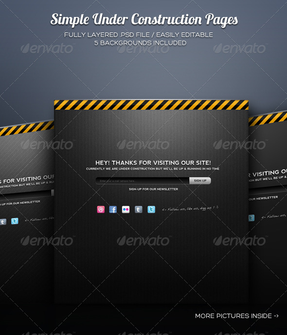 Simple Under Construction Pages