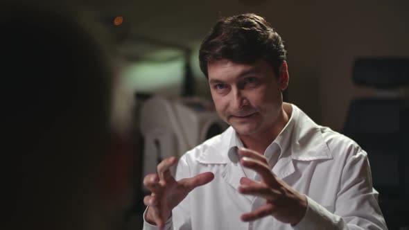 Doctor Gesturing and Explaining alt