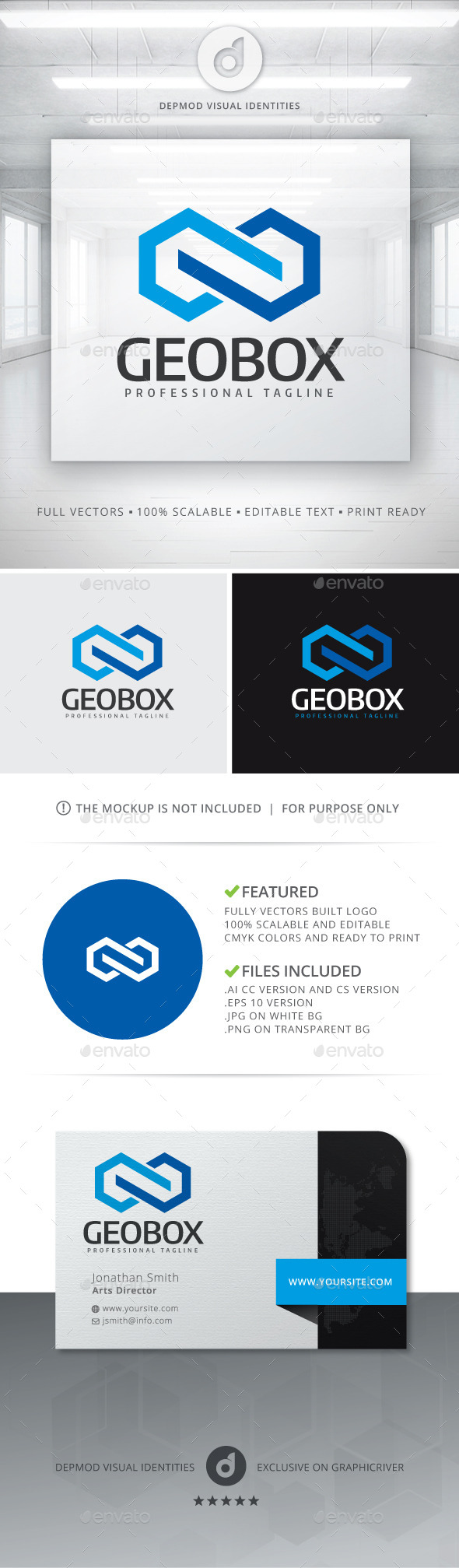 GeoBox Logo - Abstract Logo Templates