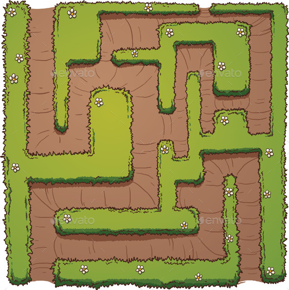 Hedge Maze - Miscellaneous Vectors