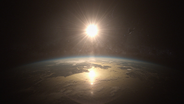 Sunrise in Space - Planet Earth