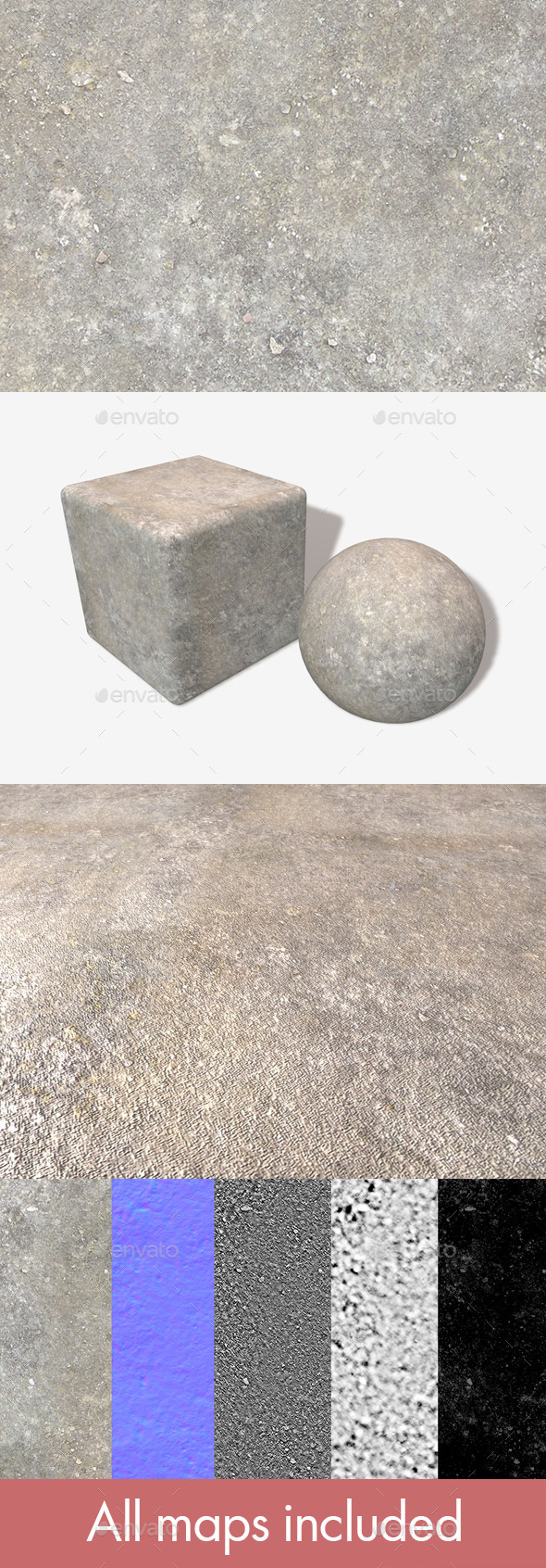 Concrete Seamless Texture - 3Docean 11677096