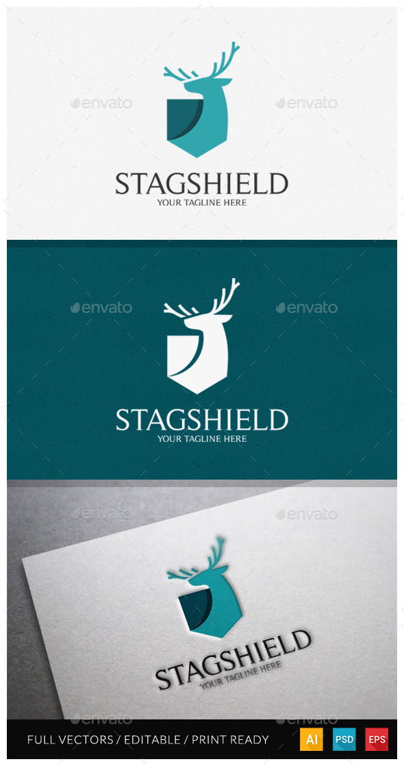 Stagshield Logo Template - Animals Logo Templates