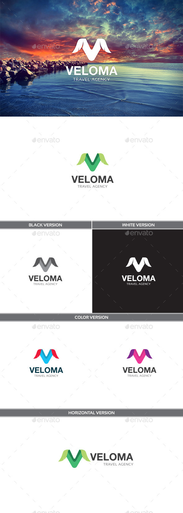 Veloma - Letters Logo Templates