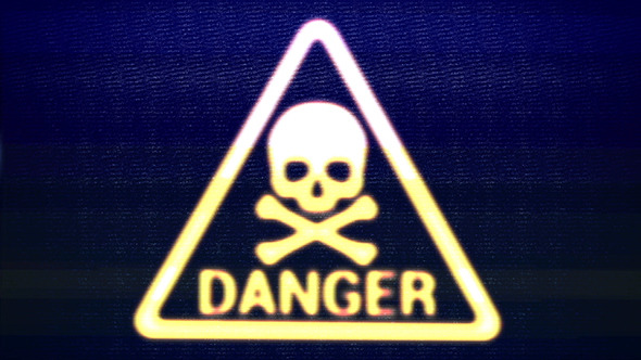 Danger Sign Skull