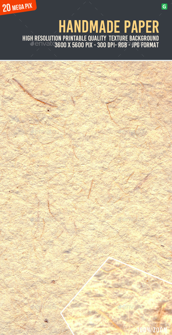 Hand Made Paper Texture 089 - Paper Textures