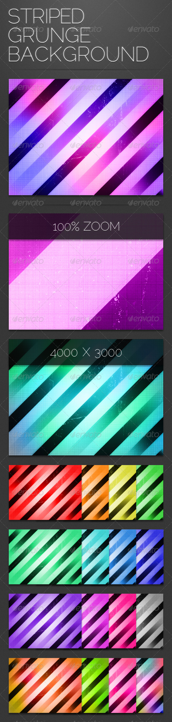 Striped Grunge Background
