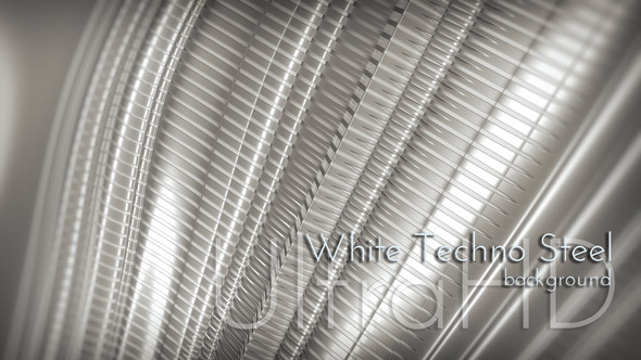 White Techno Steel Background