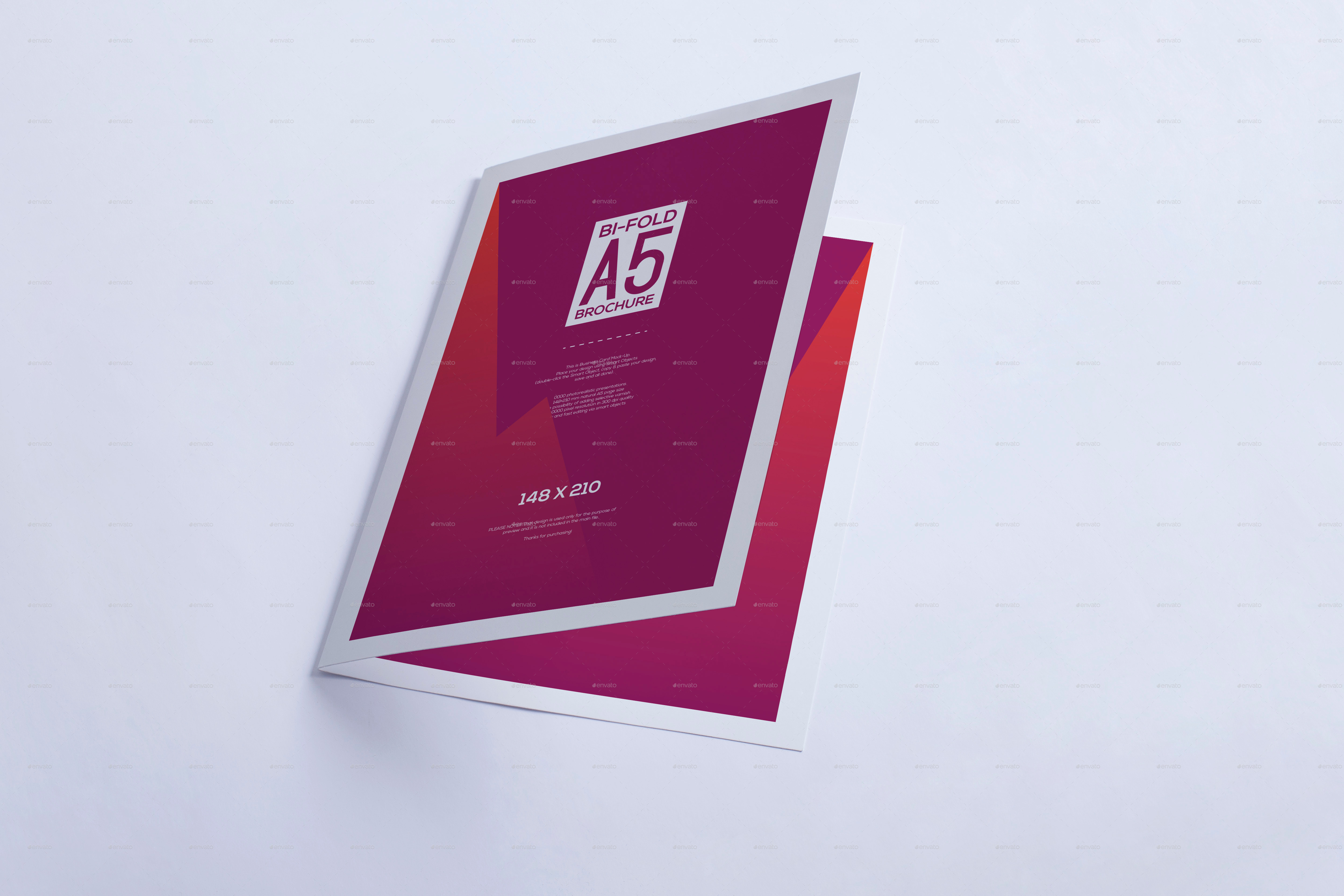 Download Bi-Fold A5 Brochure - Leaflet Mock-up by Xepeec | GraphicRiver