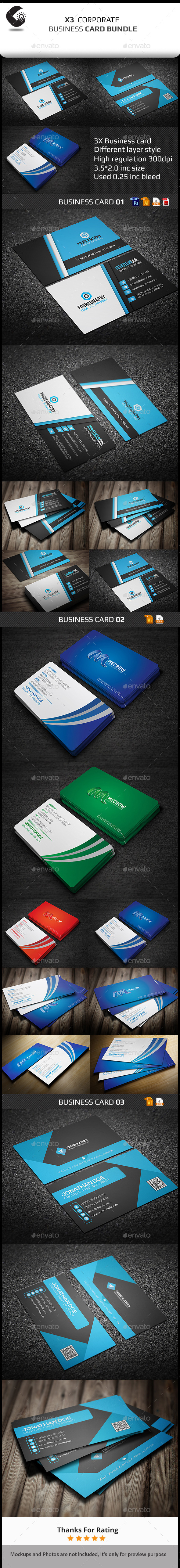 Business Card Bundle - Corporate Business Cards