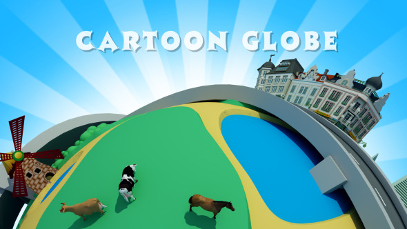 Cartoon Globe