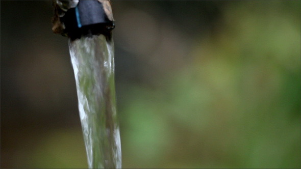 Water Pouring from a Hose Thirst