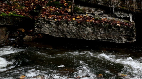 Stream Fowing and Some Rocks at the Side alt