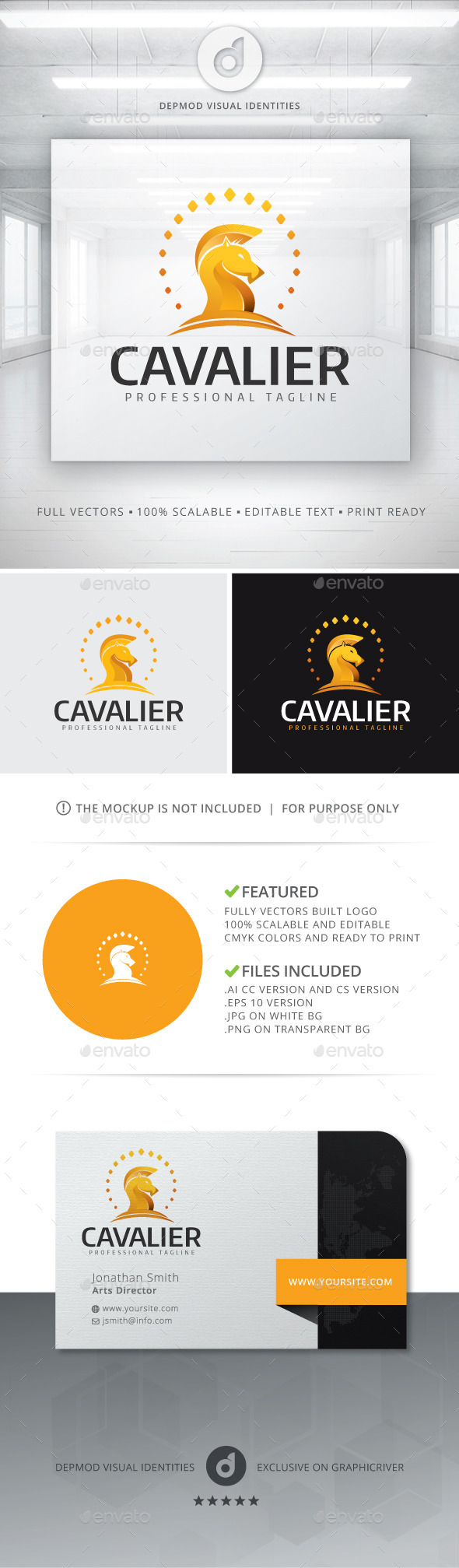 Cavalier Logo - Animals Logo Templates