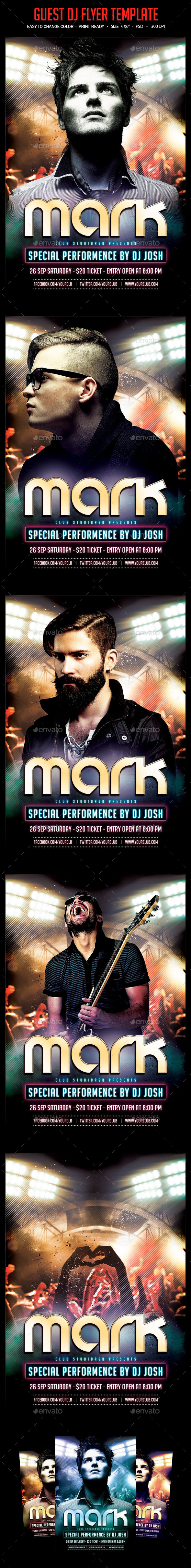 Guest Dj Flyer Template - Clubs & Parties Events