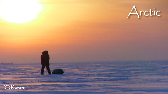 Man In The Snow Desert alt
