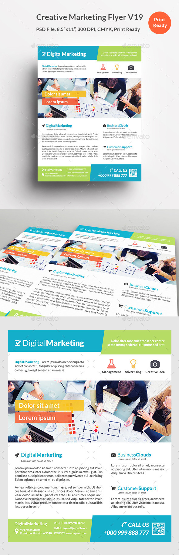 Creative Marketing Flyer V19 - Corporate Flyers