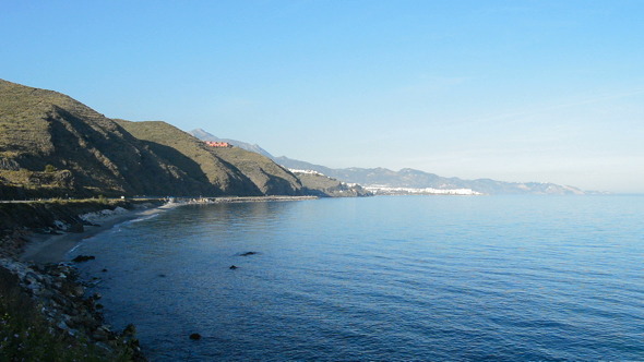 Beach of Mediterranean Sea alt