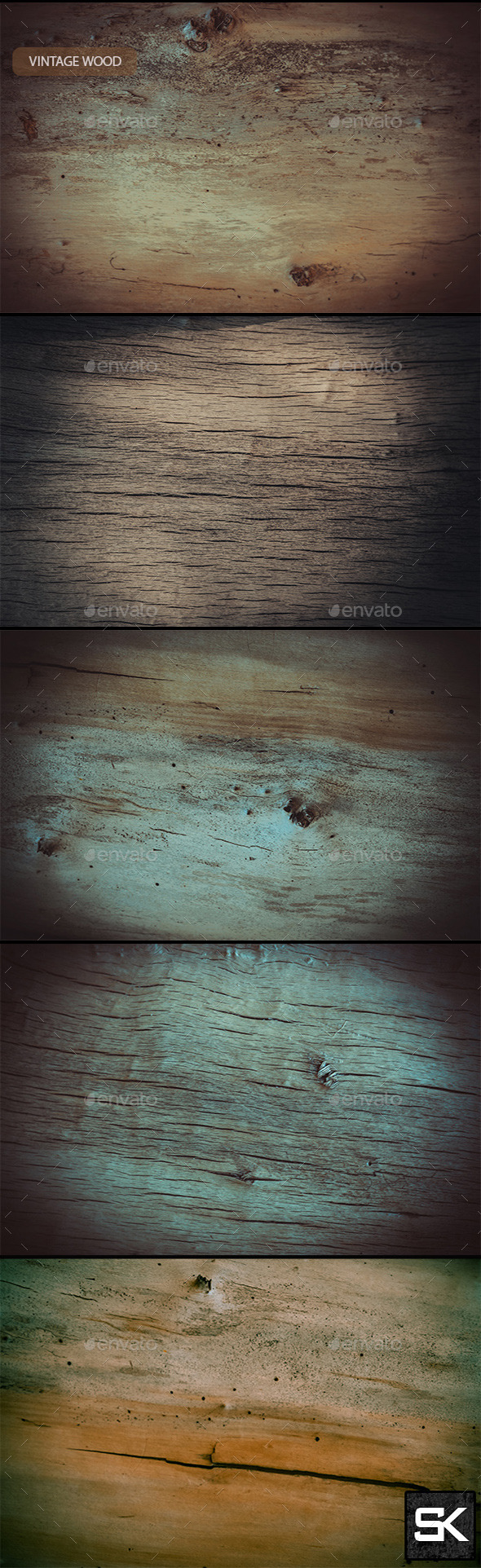 Vintage Wood 5 - Nature Backgrounds