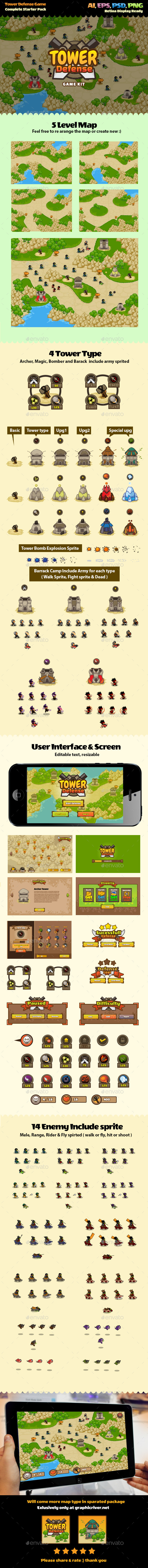 Tower Defense Game Kit - Game Kits Game Assets