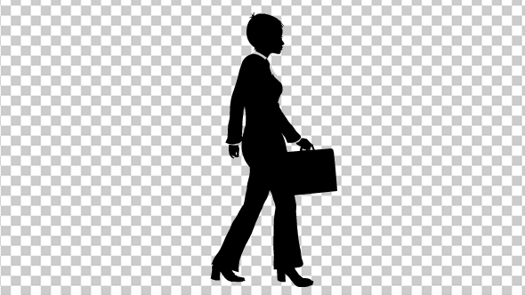 Businesswoman With Bag