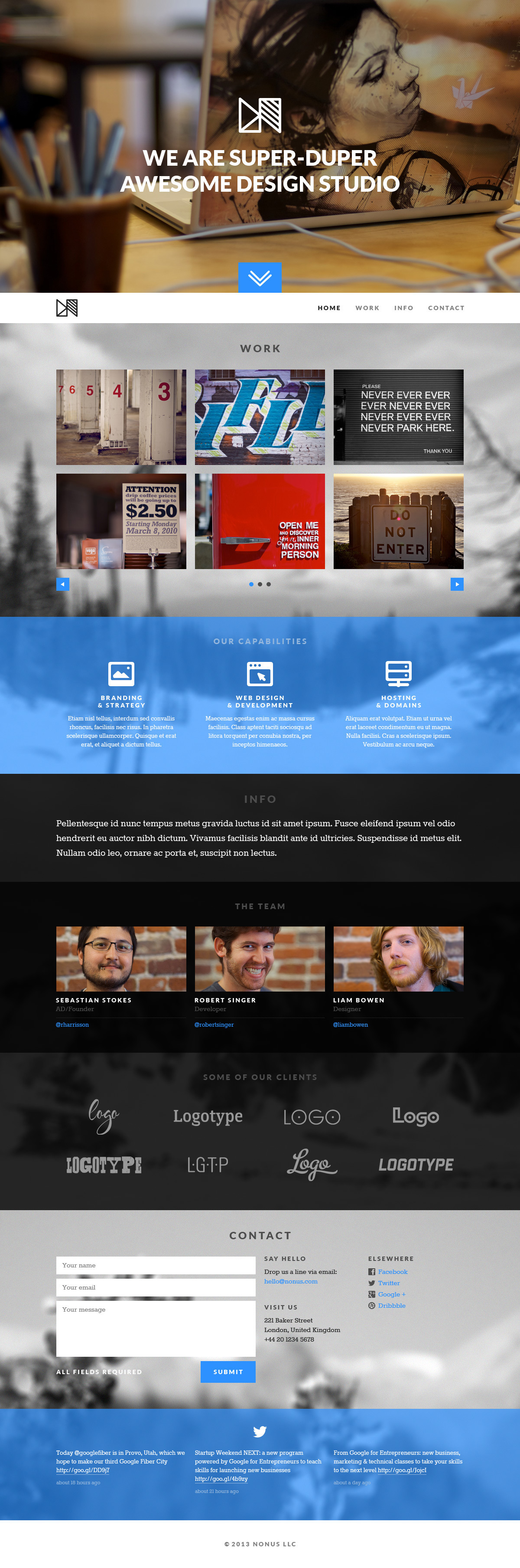 Parallax Website Template Free Download from s3.envato.com