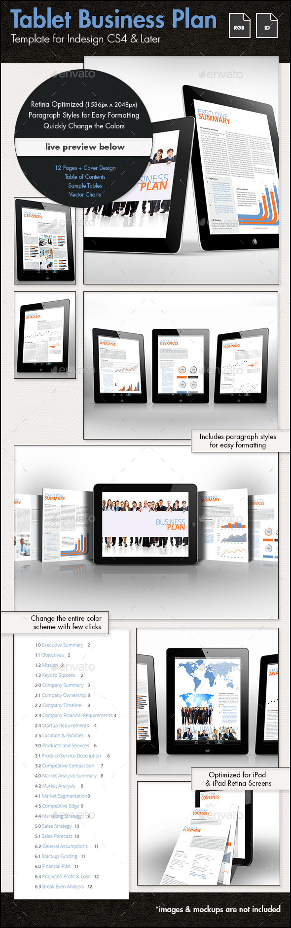 Business Plan Template for Tablets - ePublishing