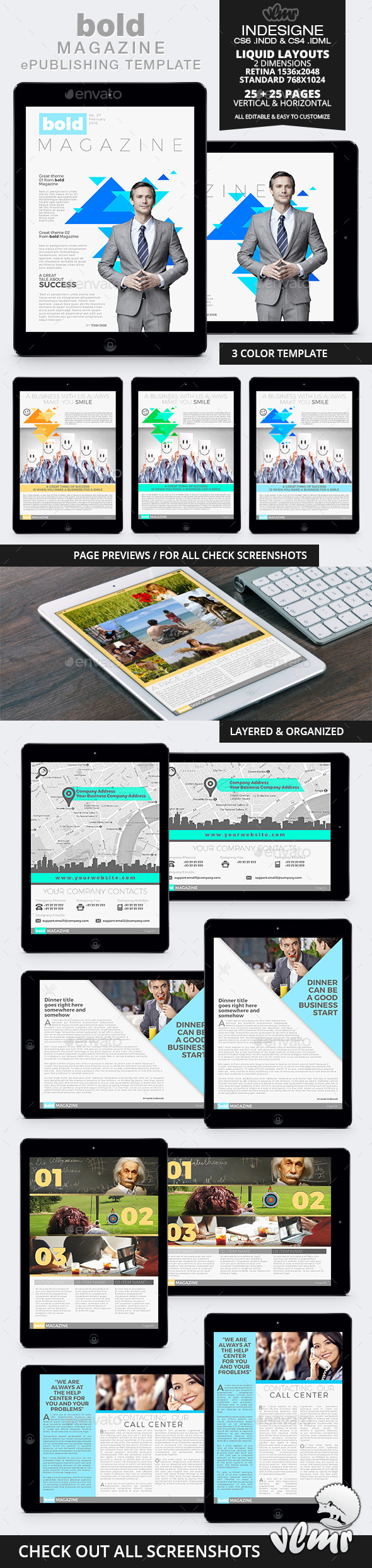Bold Magazine ePublishing Template - Digital Magazines ePublishing