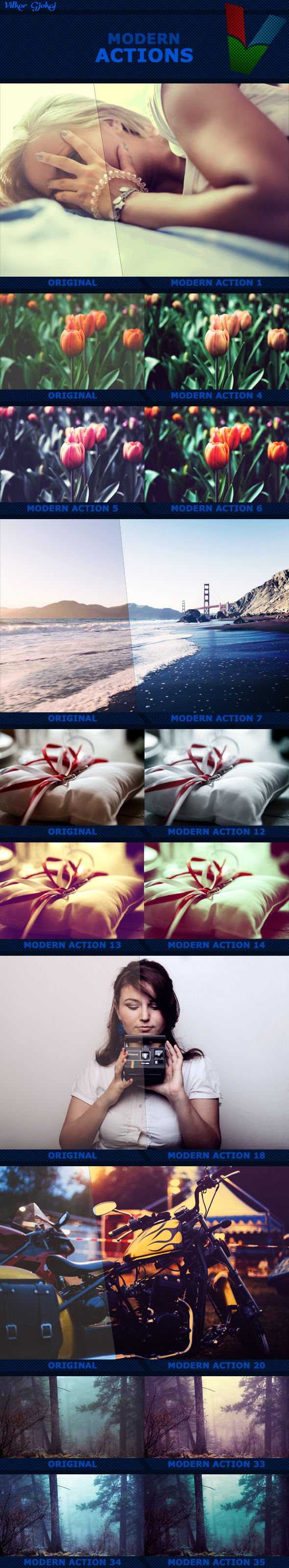 Modern Photoshop Actions - Photo Effects Actions