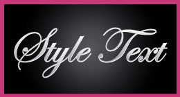 Style Text Photoshop